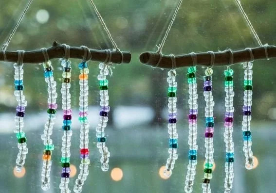 Beaded Suncatchers | Homeschool crafts, Camping crafts, Summer camp crafts 5 Beaded Suncatchers | Homeschool crafts, Camping crafts, Summer camp crafts