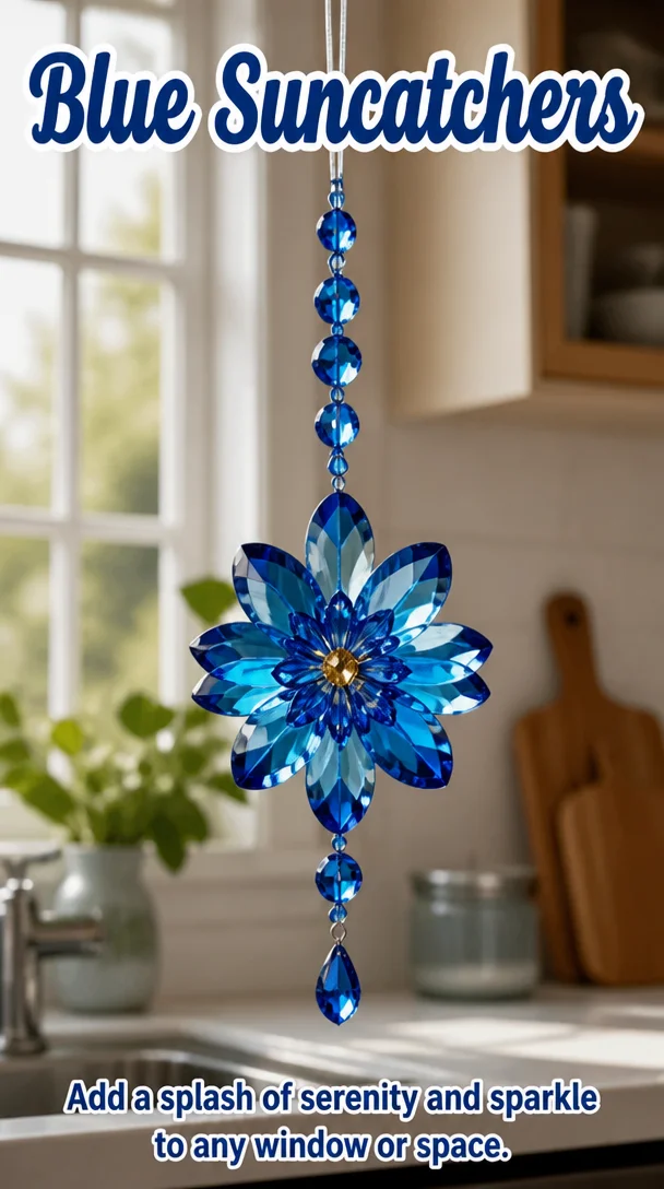 Blue Suncatchers 6 Blue Suncatchers