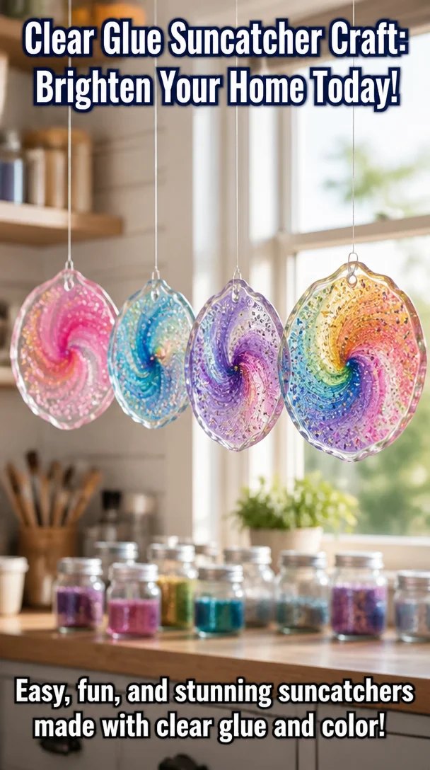 Clear Glue Suncatcher Craft: Brighten Your Home Today! 4 Clear Glue Suncatcher Craft: Brighten Your Home Today!