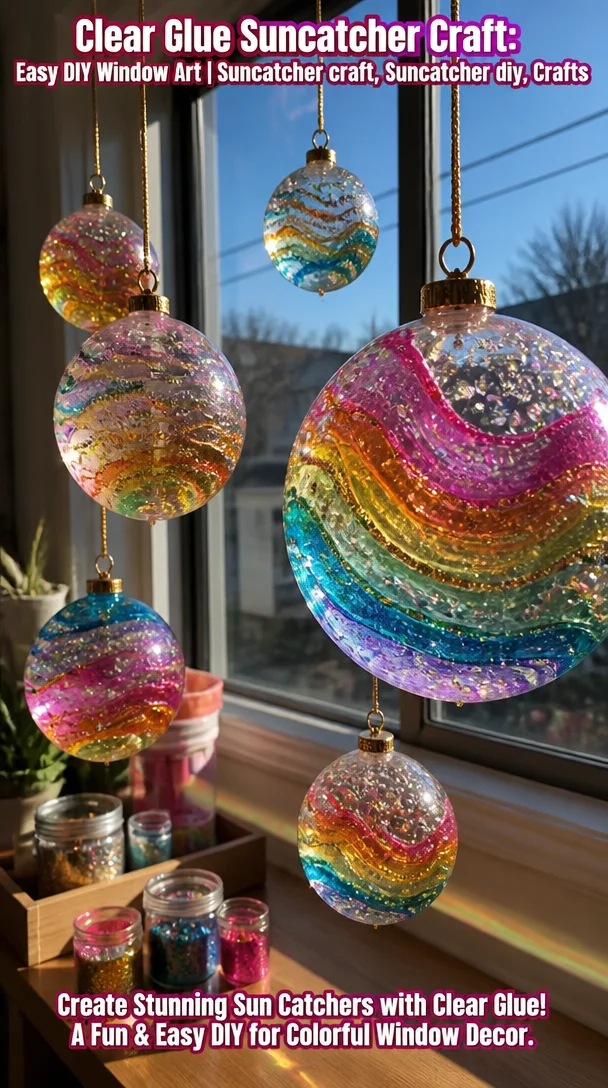 Clear Glue Suncatcher Craft: Easy DIY Window Art | Suncatcher craft, Suncatcher diy, Crafts 6 Clear Glue Suncatcher Craft: Easy DIY Window Art | Suncatcher craft, Suncatcher diy, Crafts