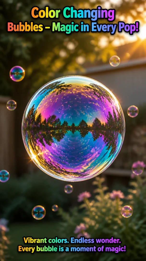 Color Changing Bubbles – Magic in Every Pop! 6 Color Changing Bubbles – Magic in Every Pop!