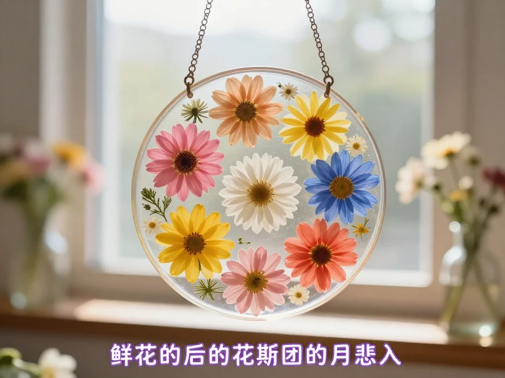 Create Stunning Gelatine Flower Suncatchers for Your Home 9 Create Stunning Gelatine Flower Suncatchers for Your Home