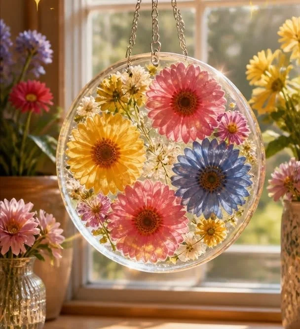 Create Stunning Gelatine Flower Suncatchers for Your Home 10 Create Stunning Gelatine Flower Suncatchers for Your Home