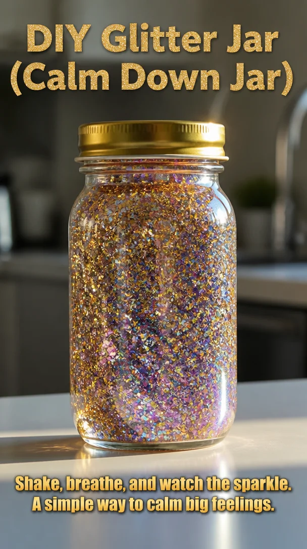 DIY Glitter Jar (Calm Down Jar) 6 DIY Glitter Jar (Calm Down Jar)