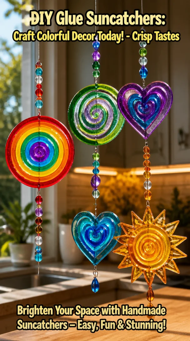 DIY Glue Suncatchers: Craft Colorful Decor Today! - Crisp Tastes 6 DIY Glue Suncatchers: Craft Colorful Decor Today! - Crisp Tastes