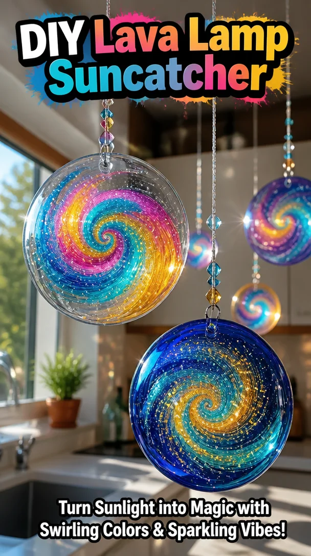 DIY Lava Lamp Suncatcher 6 DIY Lava Lamp Suncatcher