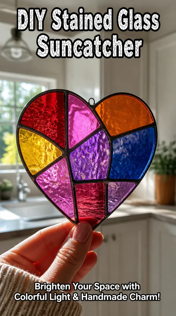 DIY Stained Glass Suncatcher 6 DIY Stained Glass Suncatcher