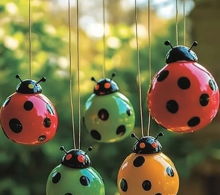 DIY Twirling Ladybugs 5 DIY Twirling Ladybugs
