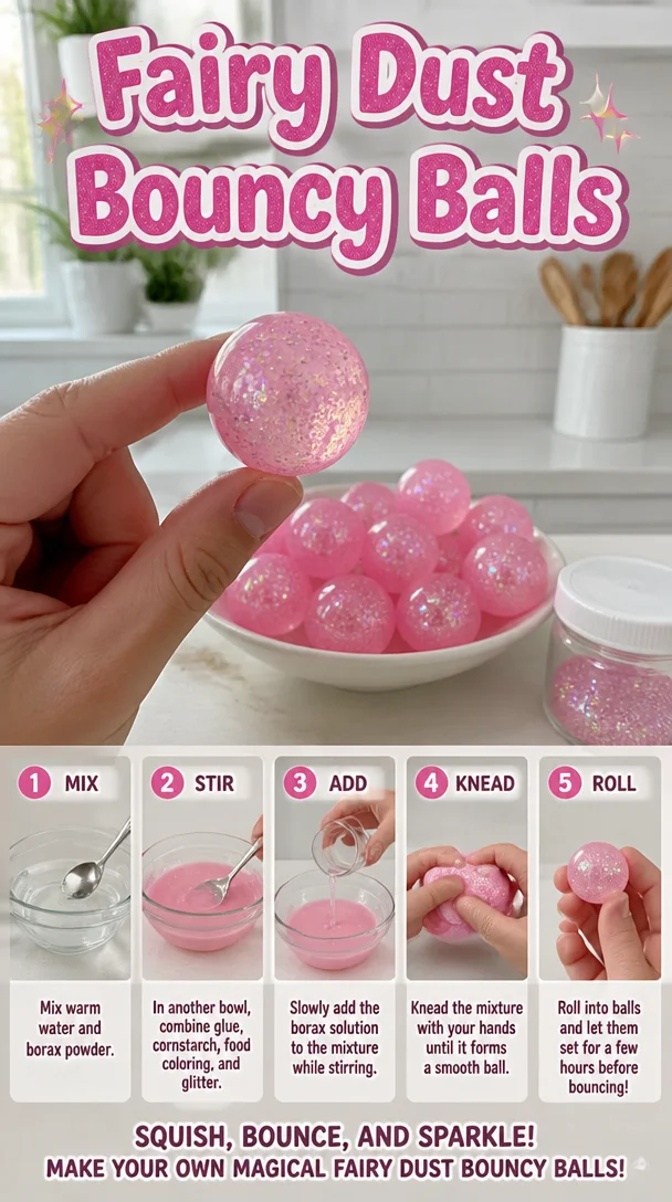 Fairy Dust Bouncy Balls 4 Fairy Dust Bouncy Balls