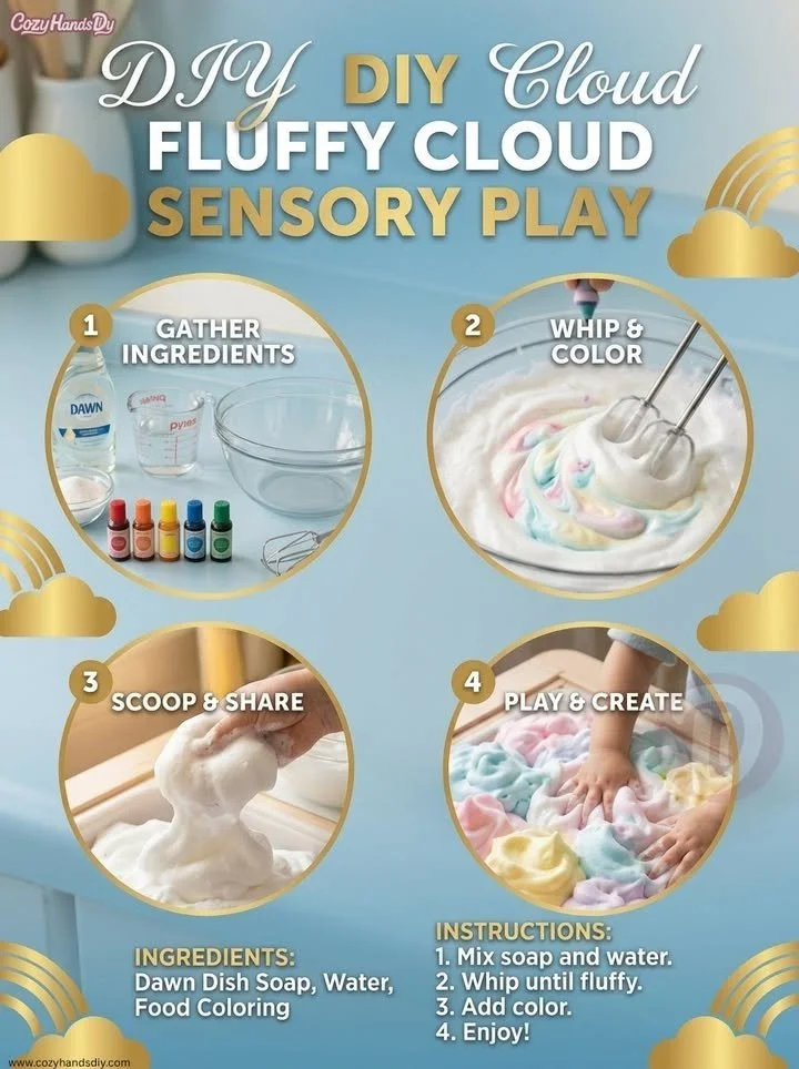 Fluffy Soap Foam for Sensory Play 5 Fluffy Soap Foam for Sensory Play