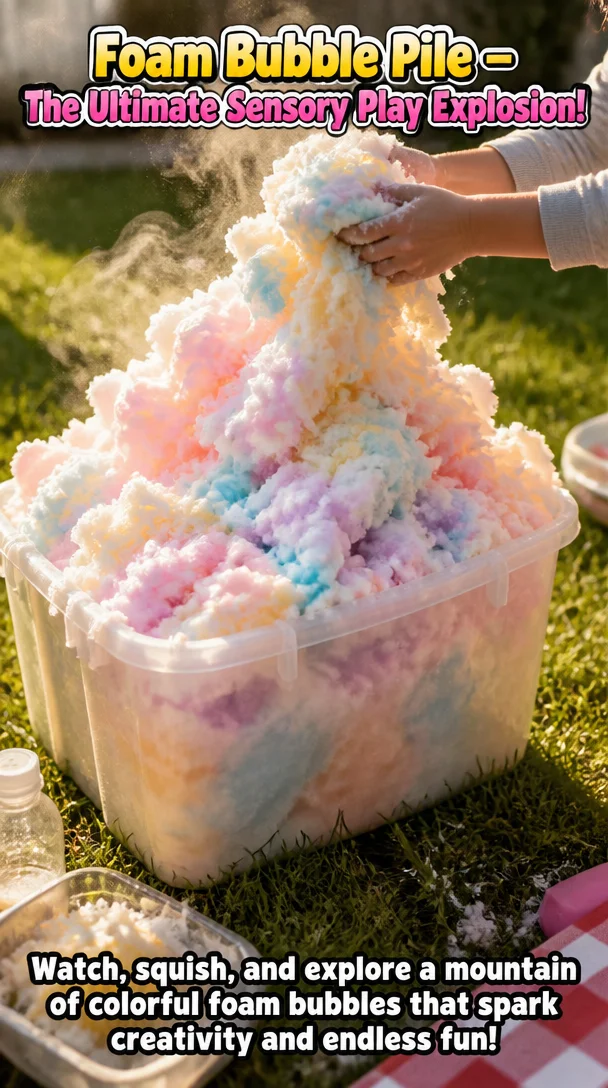 Foam Bubble Pile – The Ultimate Sensory Play Explosion! 6 Foam Bubble Pile – The Ultimate Sensory Play Explosion!
