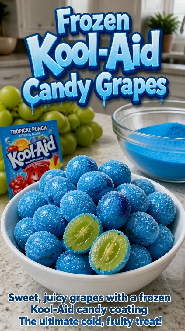 Frozen Kool-Aid Candy Grapes 6 Frozen Kool-Aid Candy Grapes