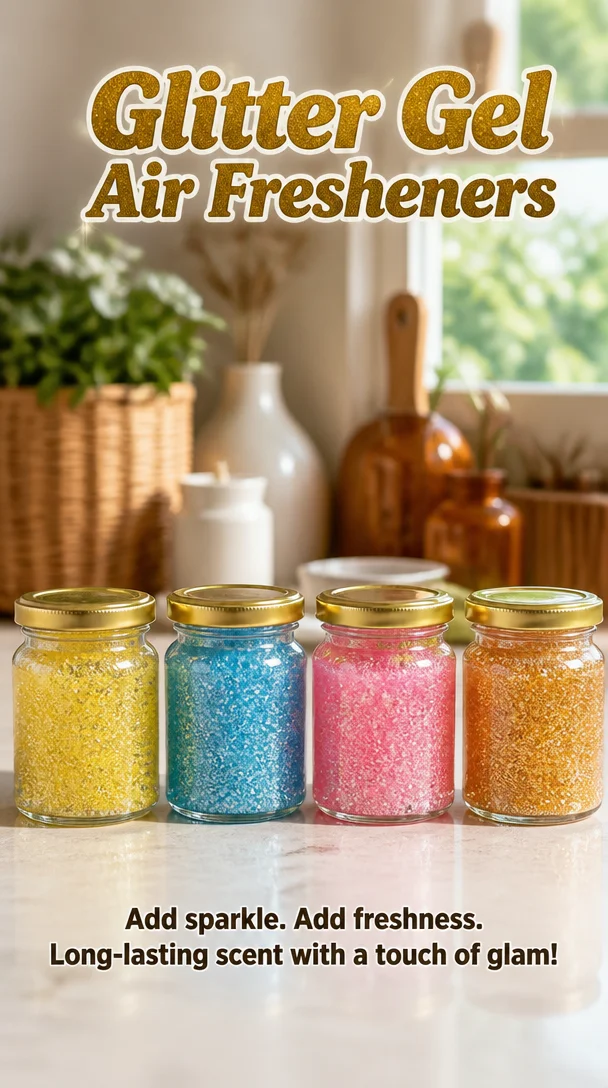 Glitter Gel Air Fresheners 6 Glitter Gel Air Fresheners
