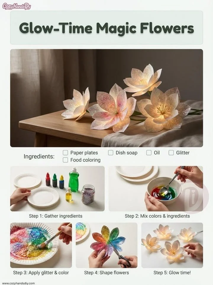 Glow-Time Magic Flowers 5 Glow-Time Magic Flowers