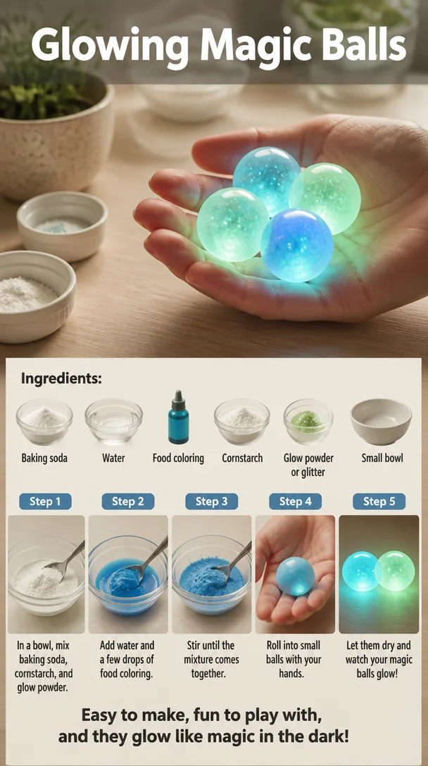 Glowing Magic Balls 4 Glowing Magic Balls