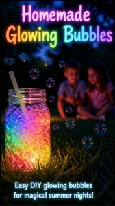 Homemade Glowing Bubbles 20 Homemade Glowing Bubbles