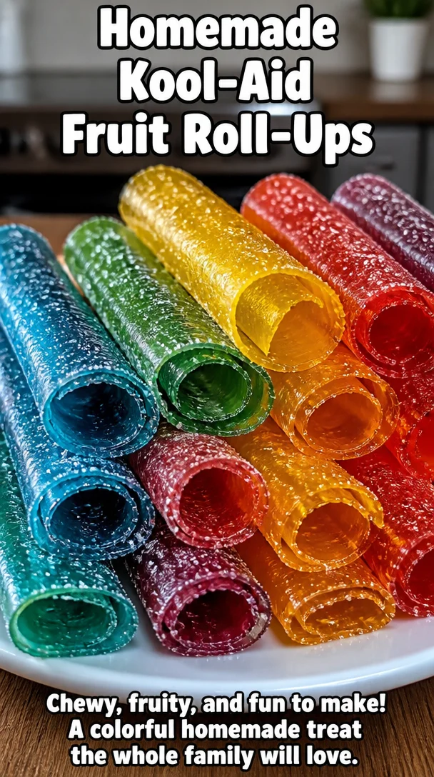 Homemade Kool-Aid Fruit Roll-Ups 6 Homemade Kool-Aid Fruit Roll-Ups