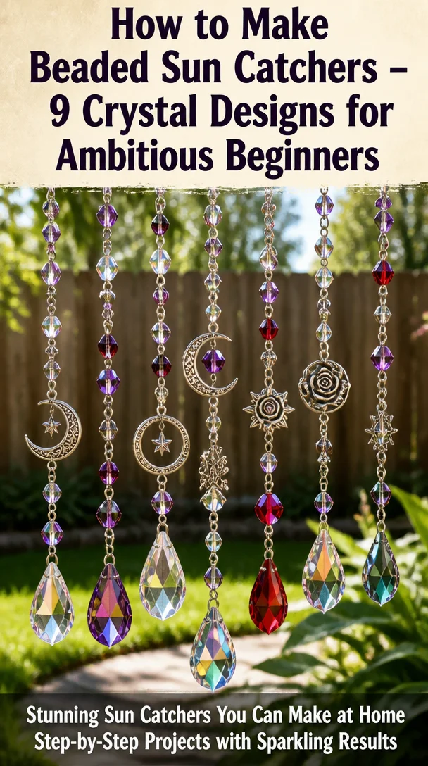 How to Make Beaded Sun Catchers – 9 Crystal Designs for Ambitious Beginners 6 How to Make Beaded Sun Catchers – 9 Crystal Designs for Ambitious Beginners