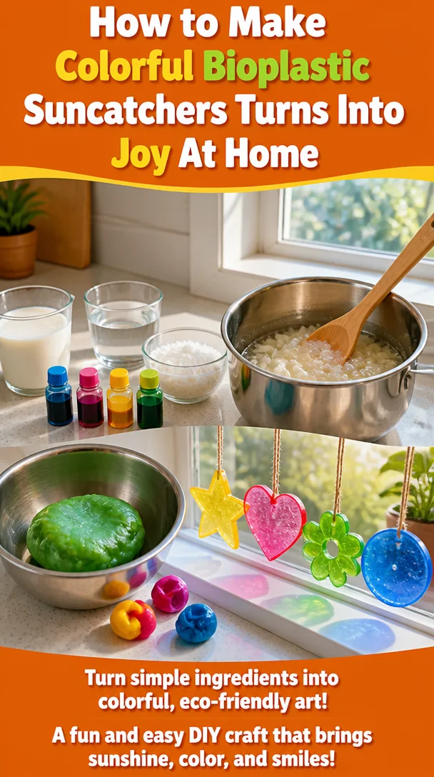 How to Make Colorful Bioplastic Suncatchers Turns Into Joy At Home 6 How to Make Colorful Bioplastic Suncatchers Turns Into Joy At Home