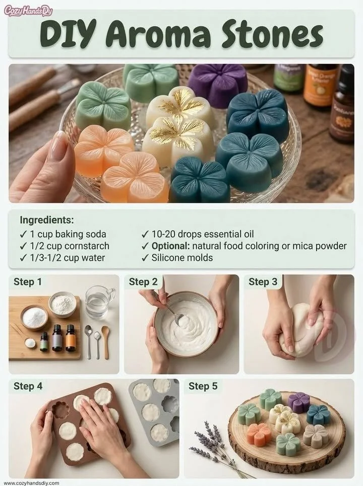 How to Make DIY Aroma Stones At Home 5 How to Make DIY Aroma Stones At Home