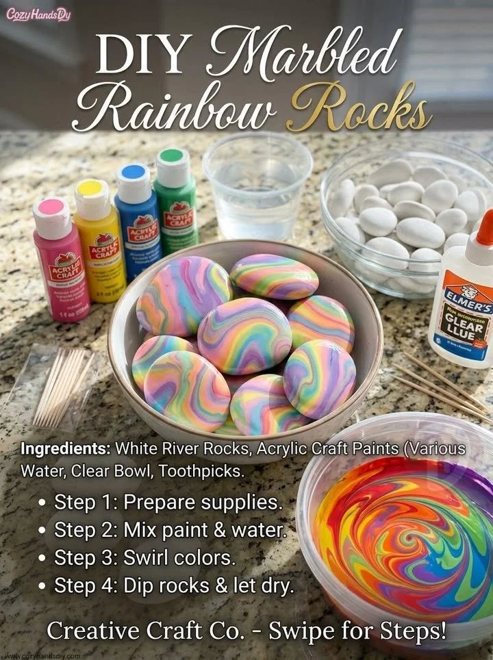 How to Make Rainbow Worry Stones At Home 5 How to Make Rainbow Worry Stones At Home