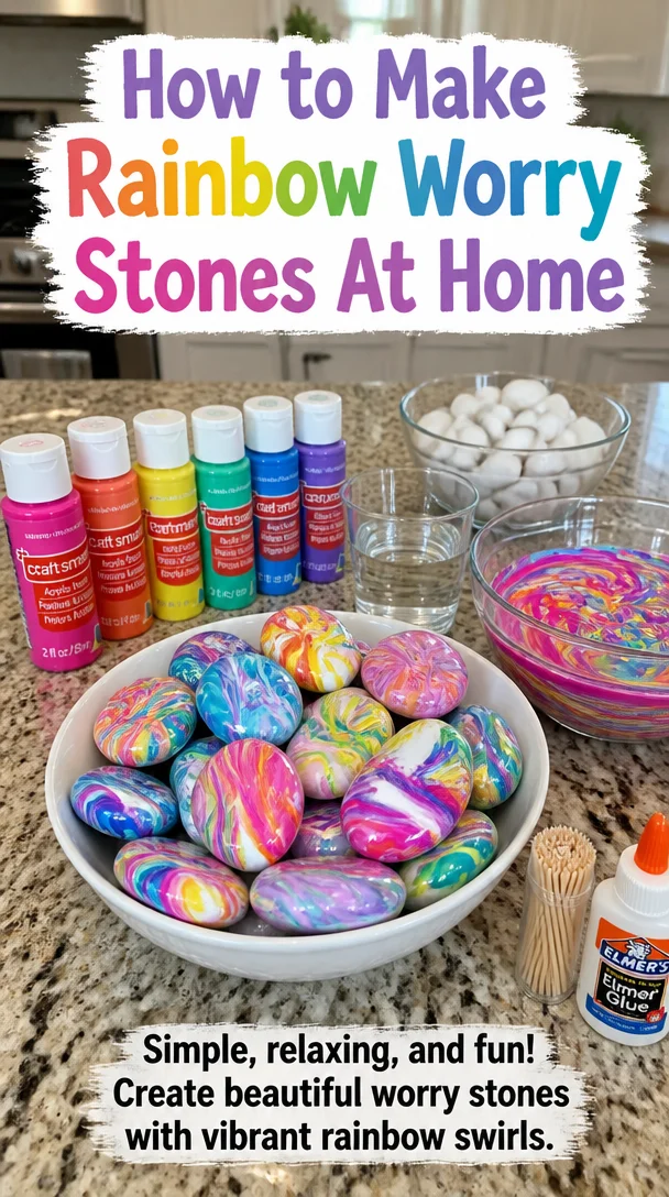 How to Make Rainbow Worry Stones At Home 6 How to Make Rainbow Worry Stones At Home