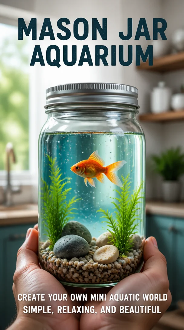 Mason Jar Aquarium 6 Mason Jar Aquarium