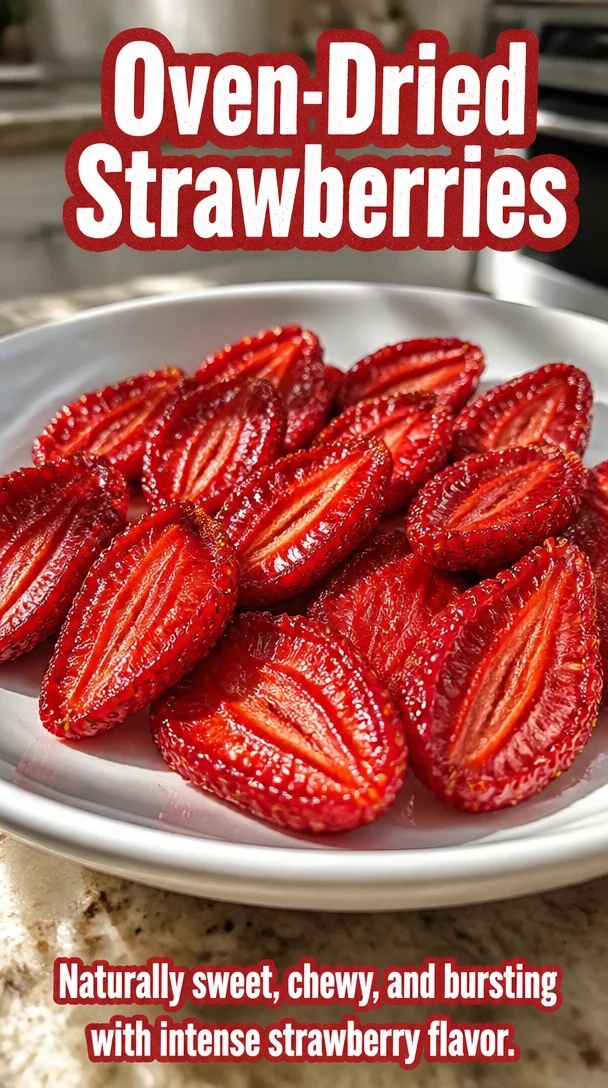 Oven-Dried Strawberries 6 Oven-Dried Strawberries