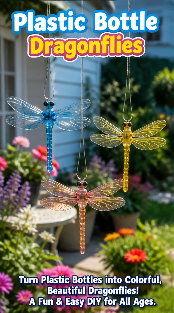 Plastic Bottle Dragonflies 6 Plastic Bottle Dragonflies