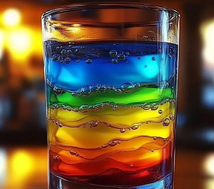 Rainbow Sugar Water Experiment 5 Rainbow Sugar Water Experiment
