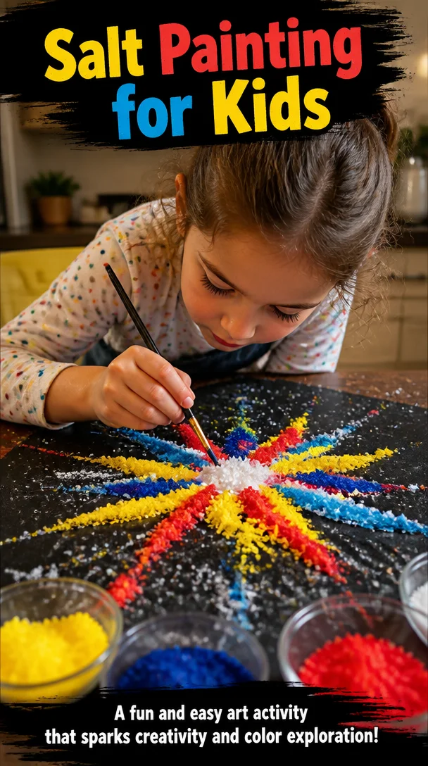 Salt Painting for Kids 4 Salt Painting for Kids