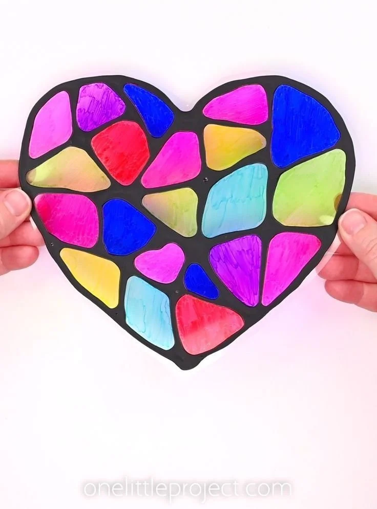 Stained Glass Suncatcher Craft | Black Glue DIY Suncatchers 5 Stained Glass Suncatcher Craft | Black Glue DIY Suncatchers