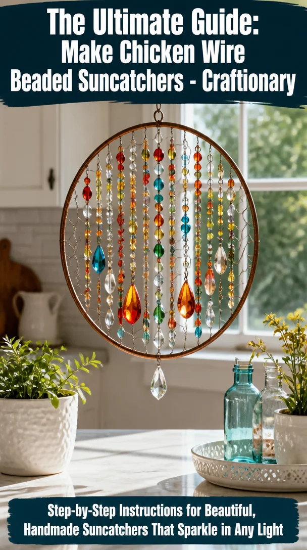 The Ultimate Guide: Make Chicken Wire Beaded Suncatchers - Craftionary 6 The Ultimate Guide: Make Chicken Wire Beaded Suncatchers - Craftionary