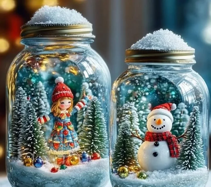 Whimsical Snow Jar 5 Whimsical Snow Jar