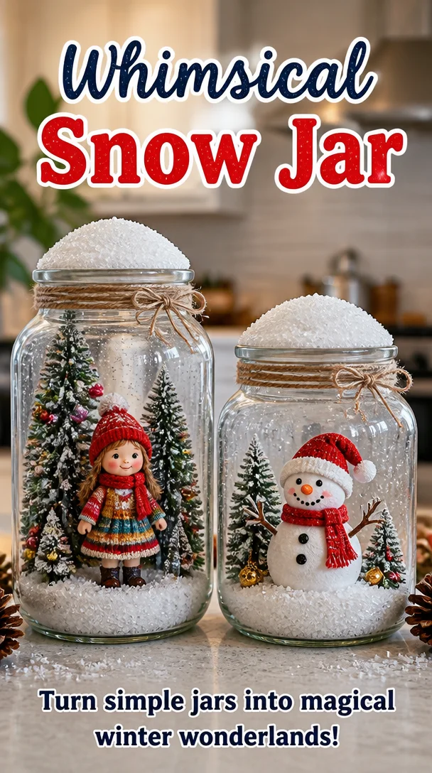 Whimsical Snow Jar 6 Whimsical Snow Jar