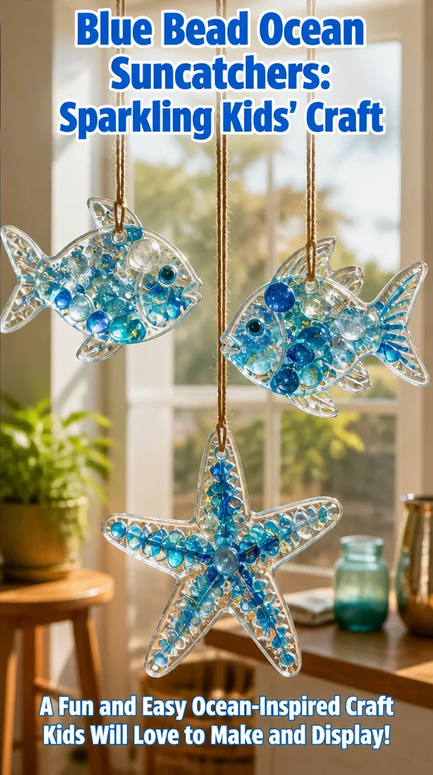Blue Bead Ocean Suncatchers: Sparkling Kids’ Craft 8 Blue Bead Ocean Suncatchers: Sparkling Kids’ Craft