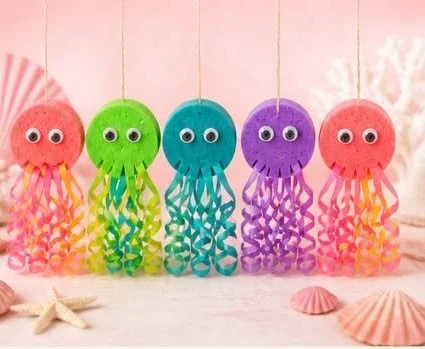 Bright Hanging Ocean Creatures 10 Bright Hanging Ocean Creatures