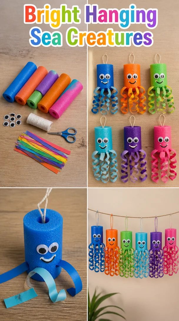 Bright Hanging Sea Creatures 8 Bright Hanging Sea Creatures