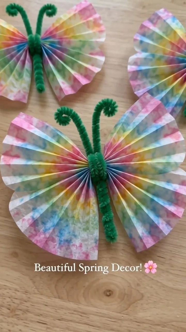 Coffee filter butterfly transforms simple filters into colorful fluttering wings full of charm ✨ A creative family DIY. Save this project! #ButterflyCraft #CoffeeFilterCraft #KidsArt #CreativeKids #D... 10 Coffee filter butterfly transforms simple filters into colorful fluttering wings full of charm ✨ A creative family DIY. Save this project! #ButterflyCraft #CoffeeFilterCraft #KidsArt #CreativeKids #D...