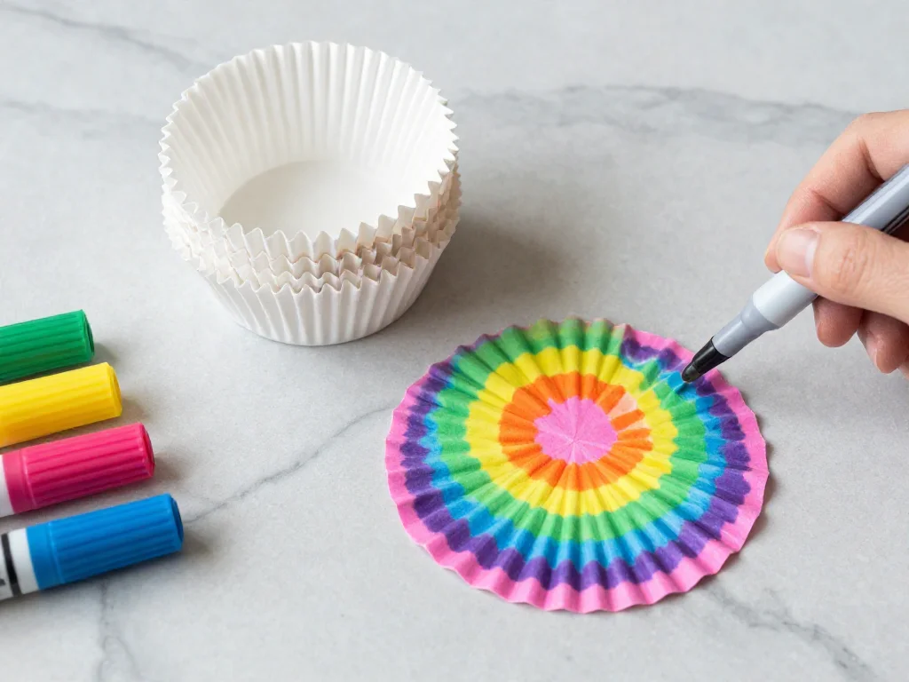 Coffee filter chroma-bleed flowers bloom with beautiful watercolor-style color blending effects ✨ A fun and creative family craft. Save this project! #CoffeeFilterCraft #FlowerDIY #KidsArt #CreativeK 9 Coffee filter chroma-bleed flowers bloom with beautiful watercolor-style color blending effects ✨ A fun and creative family craft. Save this project! #CoffeeFilterCraft #FlowerDIY #KidsArt #CreativeK