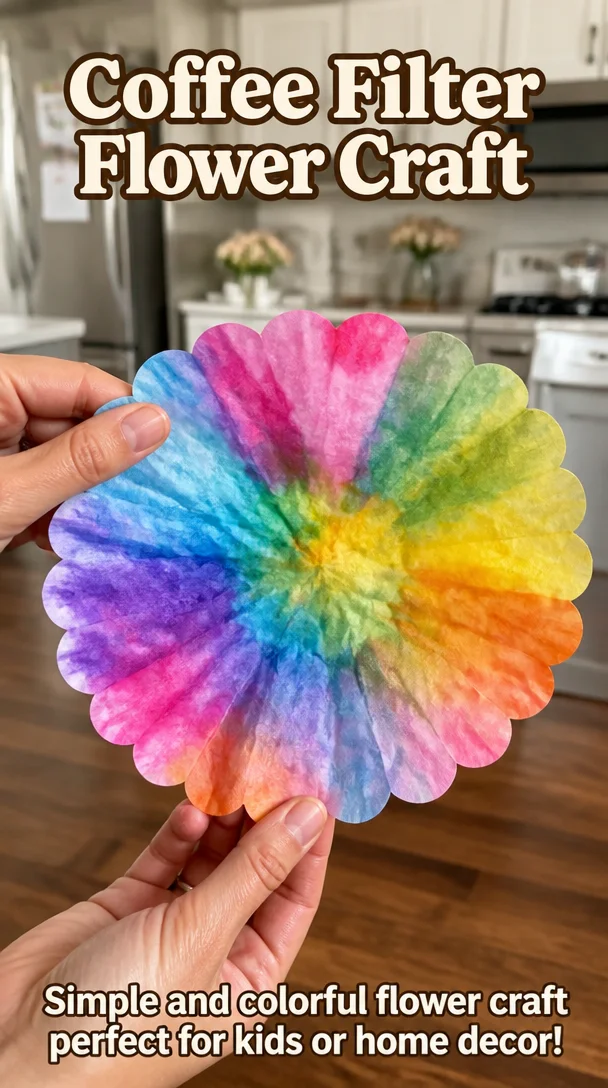 Coffee Filter Flower Craft 8 Coffee Filter Flower Craft