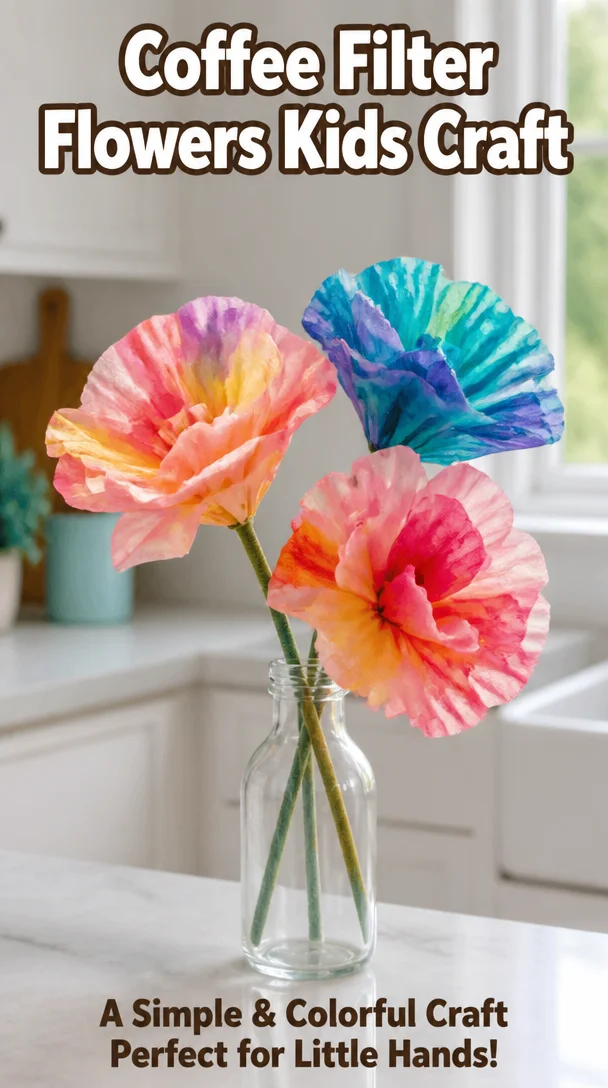 Coffee Filter Flowers Kids Craft 8 Coffee Filter Flowers Kids Craft