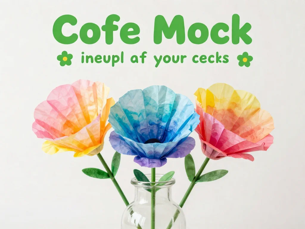 Coffee Filter Flowers Kids Craft 10 Coffee Filter Flowers Kids Craft