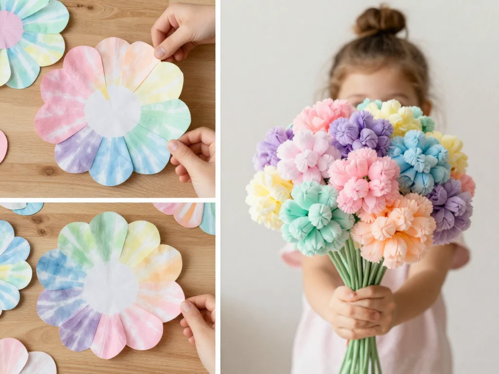 Coffee Filter Flowers & Other Easy Coffee Filter Crafts - The Kitchen Table Classroom 10 Coffee Filter Flowers & Other Easy Coffee Filter Crafts - The Kitchen Table Classroom