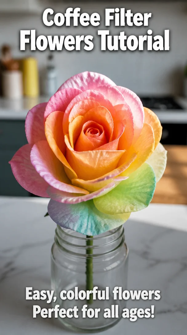 Coffee Filter Flowers Tutorial 8 Coffee Filter Flowers Tutorial