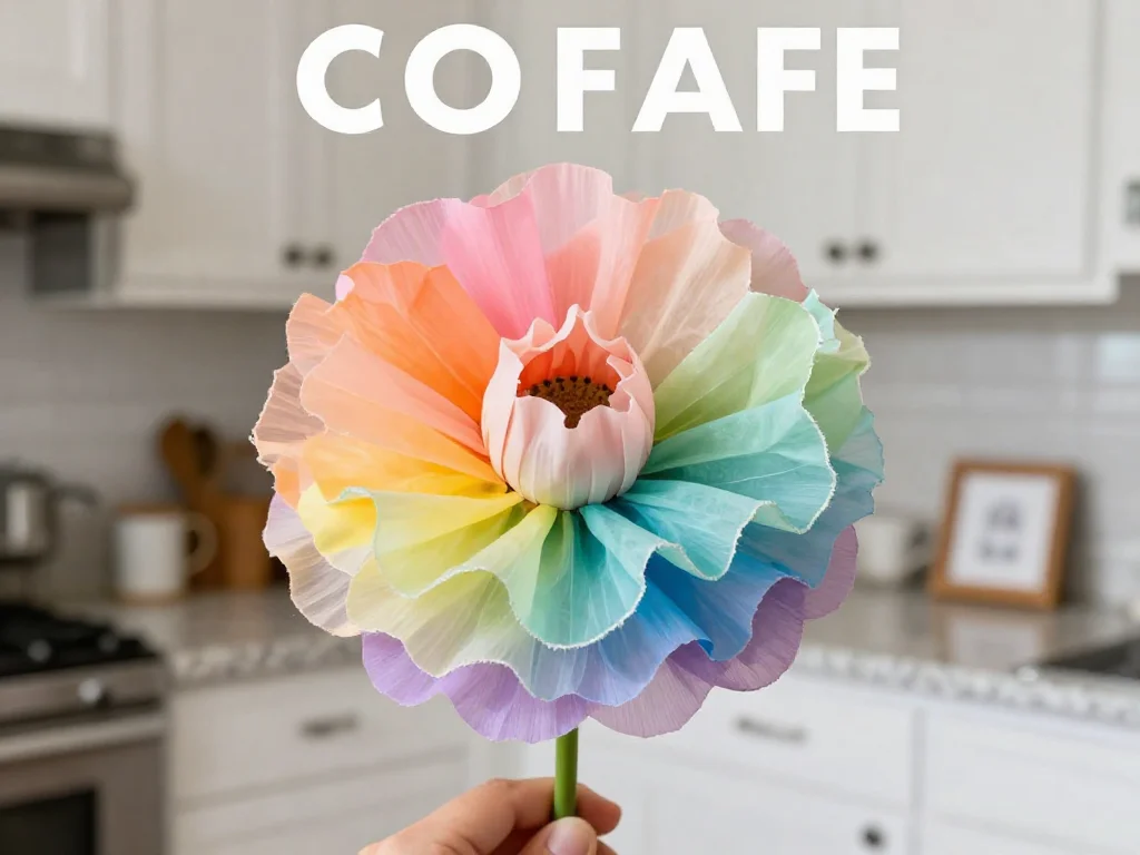 Coffee Filter Flowers Tutorial: Spring Crafts for Kids & Mother's Day Crafts 10 Coffee Filter Flowers Tutorial: Spring Crafts for Kids & Mother's Day Crafts