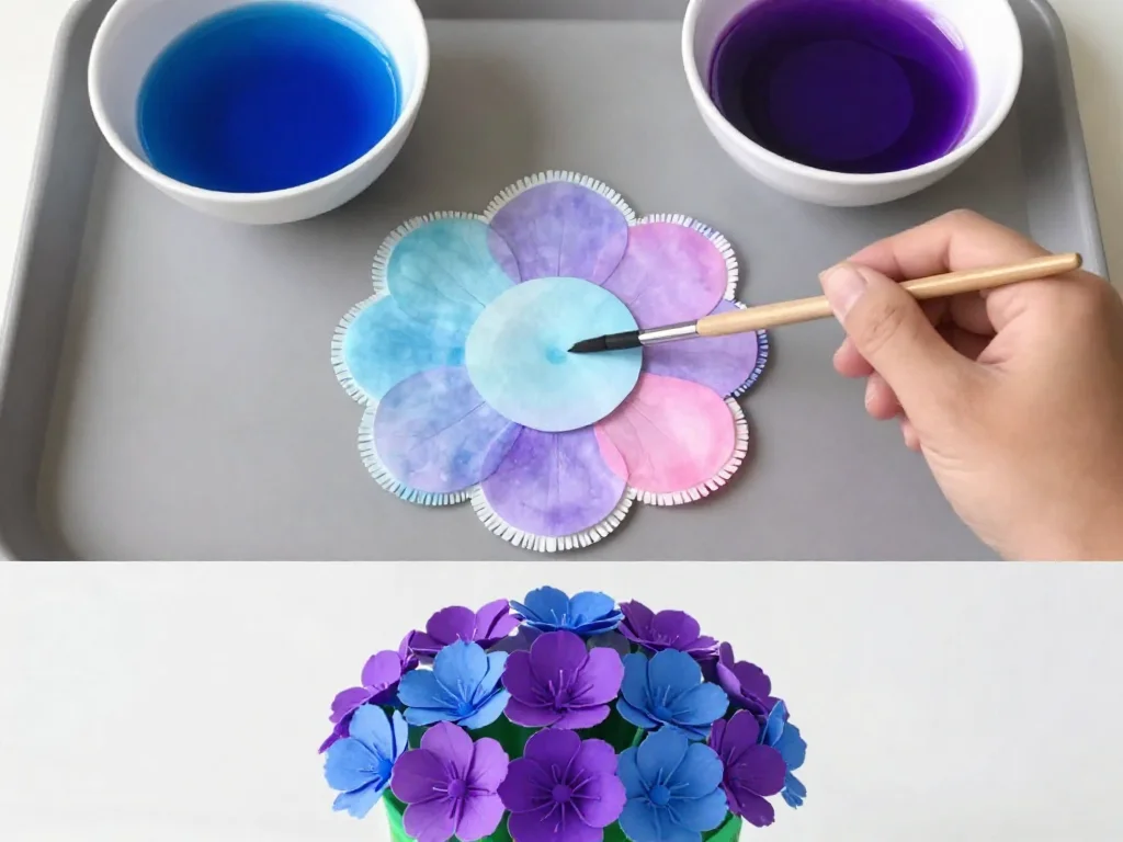 Coffee Filter Hydrangeas | DIY Coffee Filter Flowers 10 Coffee Filter Hydrangeas | DIY Coffee Filter Flowers