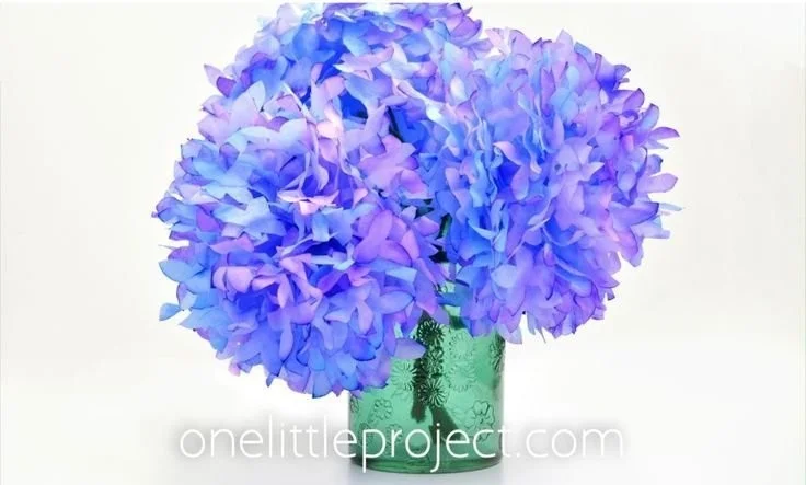 Coffee Filter Hydrangeas | DIY Coffee Filter Flowers 12 Coffee Filter Hydrangeas | DIY Coffee Filter Flowers