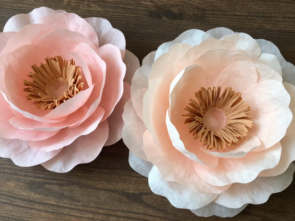 Coffee Filter Peonies - My French Twist 10 Coffee Filter Peonies - My French Twist