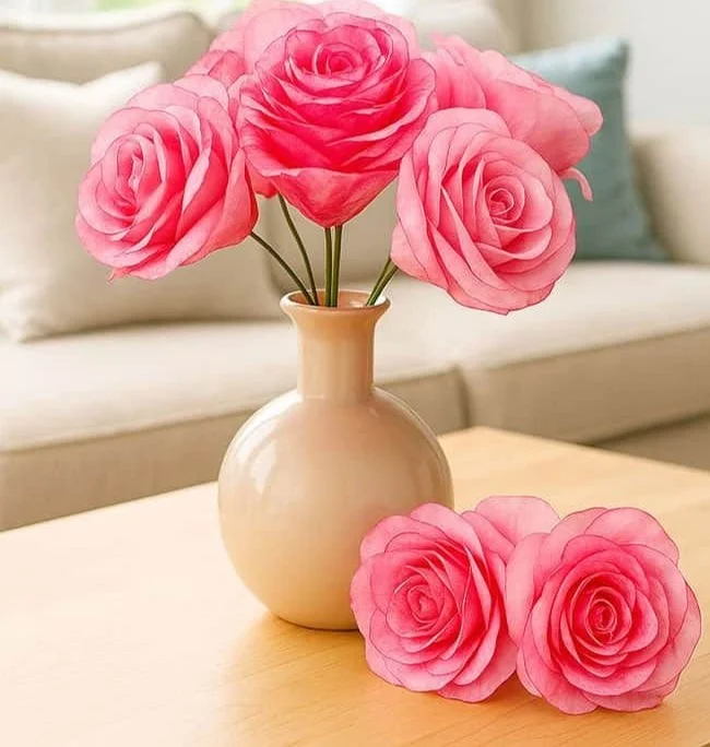 Coffee Filter Roses - Easy DIY Paper Flower Tutorial 12 Coffee Filter Roses - Easy DIY Paper Flower Tutorial